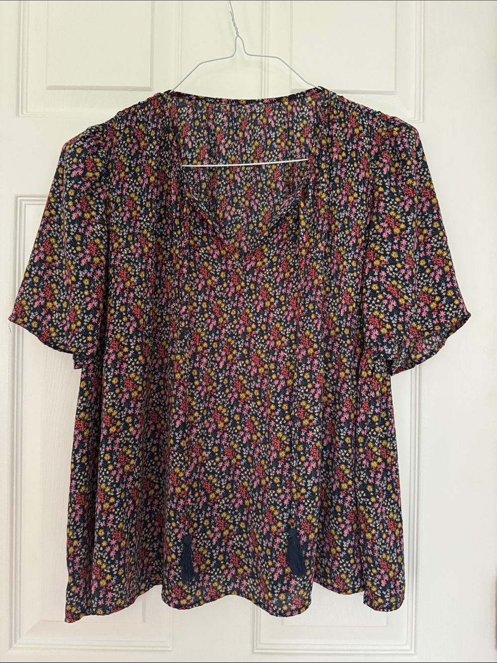 Short Sleeve Floral Top